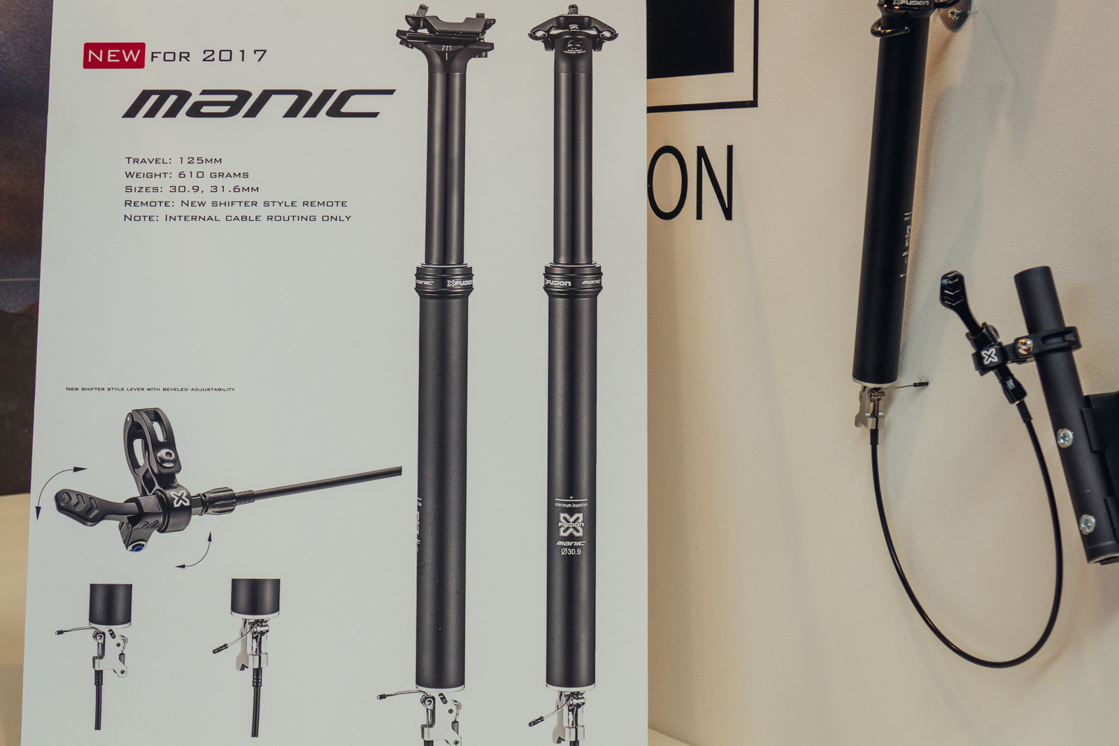 XFusion Manic Dropper Post EUROBIKE 2017 Mountain Bike Components