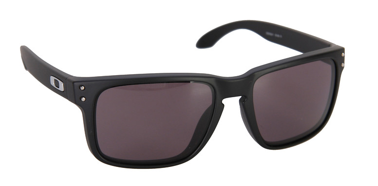 Oakley Holbrook Polarized Sunglasses Matte Black Warm Grey Oakley Holbrook Polarized Sunglasses Matte Black Warm Grey