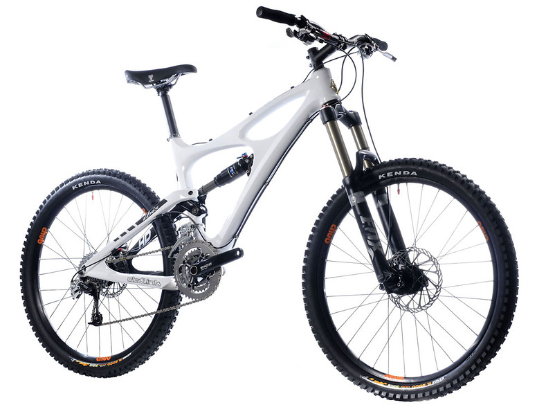 Orange Downhill Bike