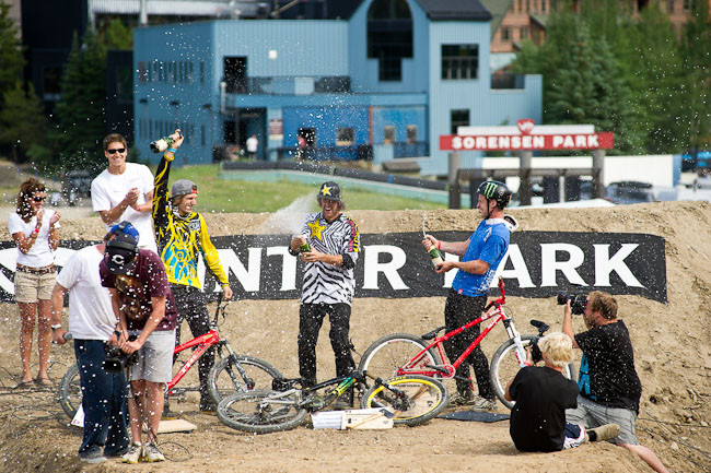 Slopestyle Podium - Photo: Connor Walberg Slopestyle Podium - Photo: Connor Walberg