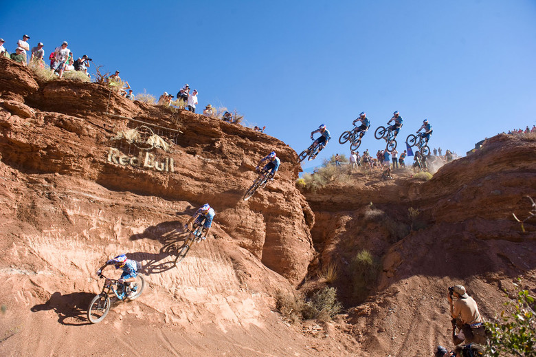 Gee Atherton at the 2010 Red Bull Rampage, Photo Credit: Ian Hylands/Red Bull Content Pool Gee Atherton at the 2010 Red Bull Rampage, Photo Credit: Ian Hylands/Red Bull Content Pool