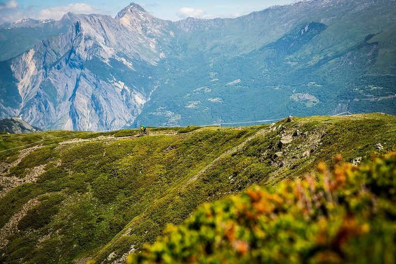 Enrico Guala, the Pope of Enduro during media recon - photo by Sven Martin