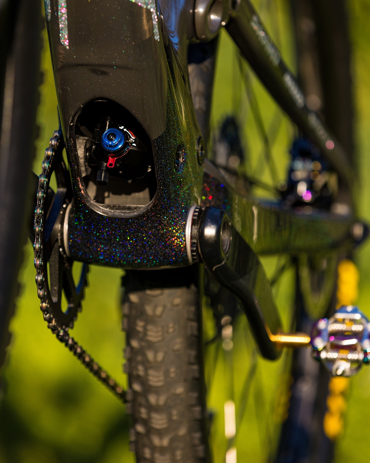Rear Shock Compartment With RockShox Nude RLC Nino Schurter S Special Edition Scott Spark