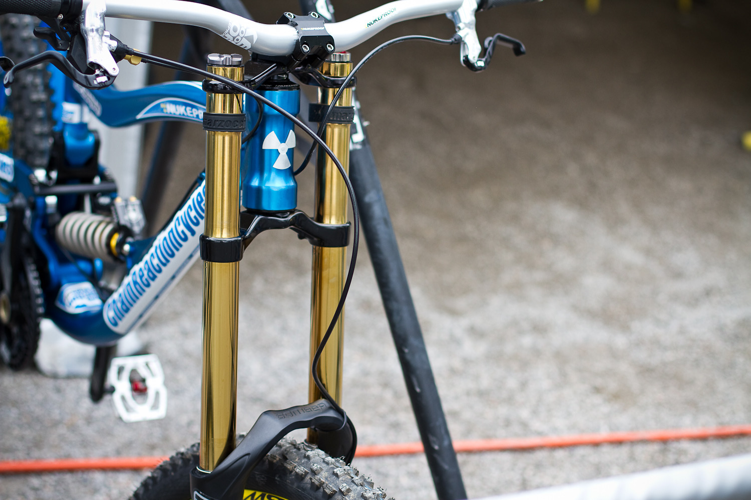 Gold 888 Stanchions dphilpott Mountain Biking Pictures Vital MTB