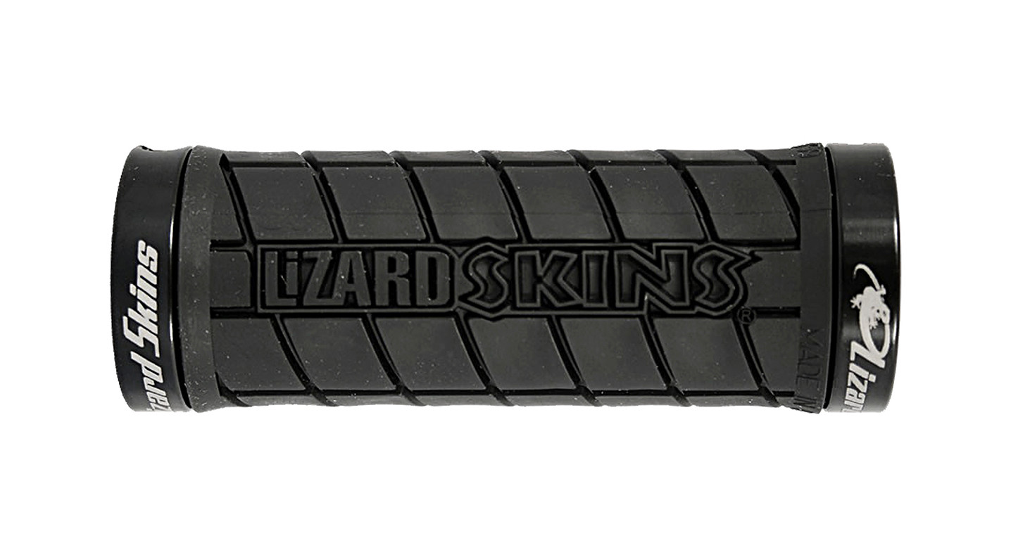 Lizard Skins Black with Black Clamps Lock On Shorty 90mm Length Shorty for Grip