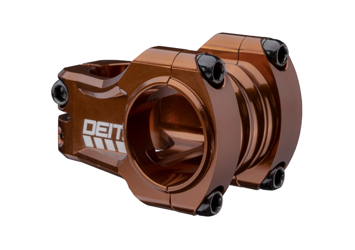 DEITY COPPERHEAD ステム オレンジ31.8mm Deity Copperhead 35/OS Threadless Stem | FortNine Canada