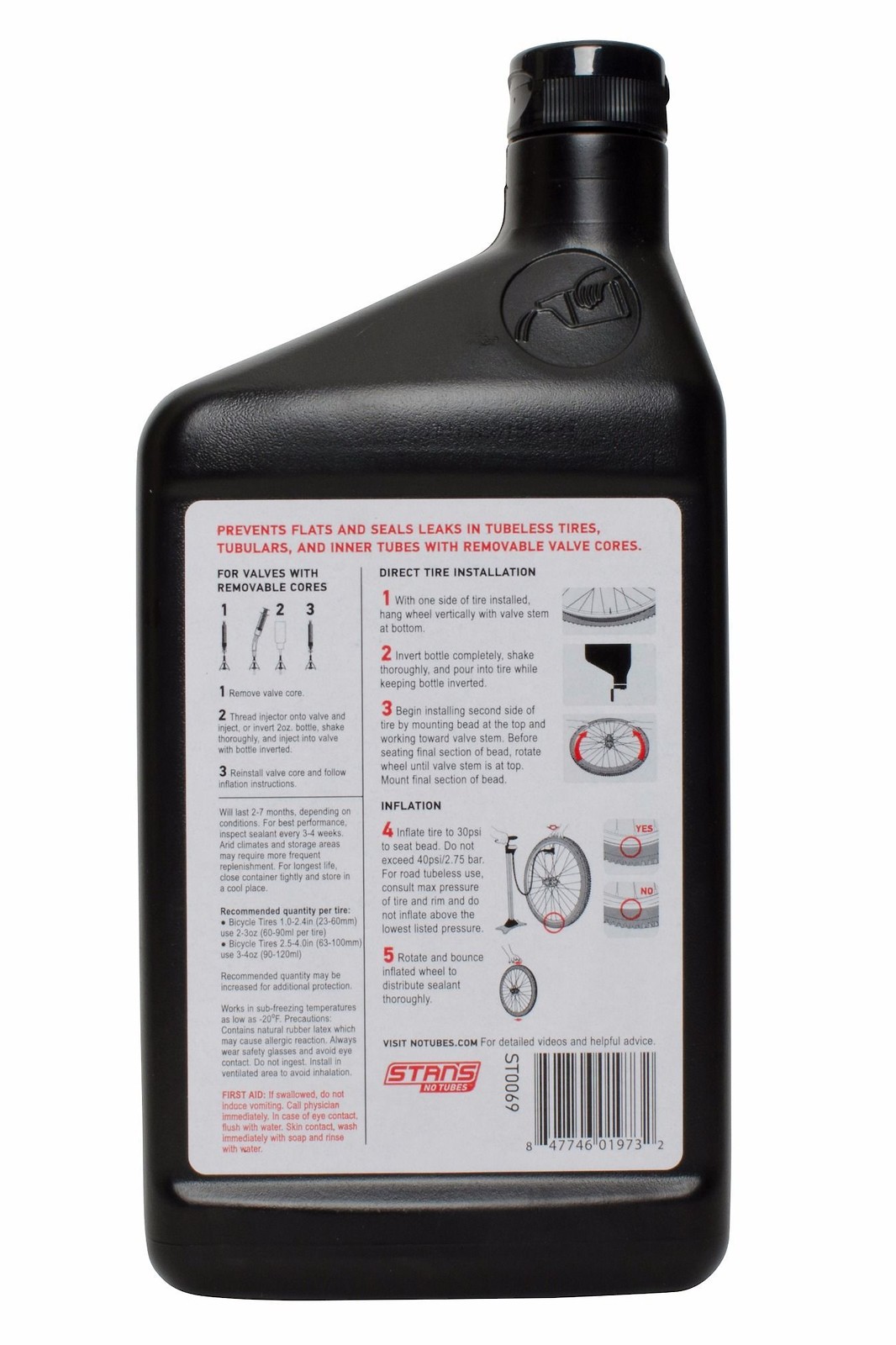 Stan's NoTubes Tire Sealant Reviews, Comparisons, Specs Mountain