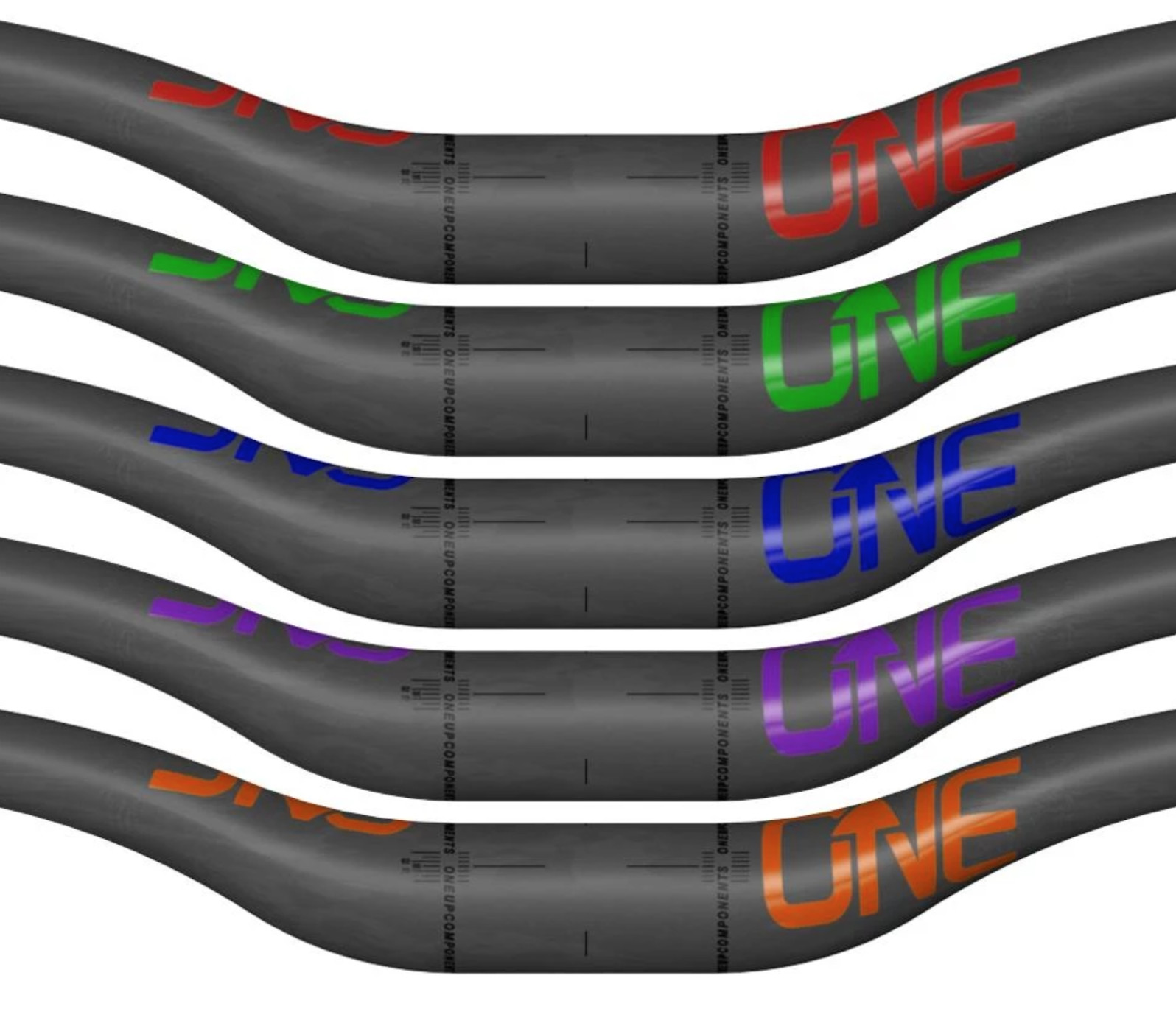 s1600 OneUp Components Carbon Handlebar 35mm Rise Decal Color Options
