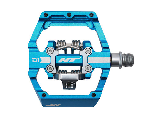 HT Components X2 Mountain Bike Clipless Pedals Blue