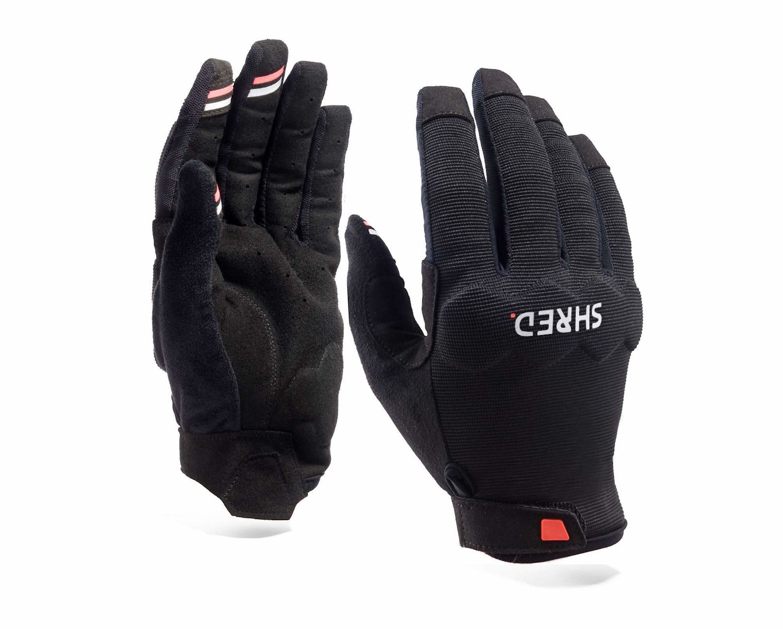 mtb gloves red
