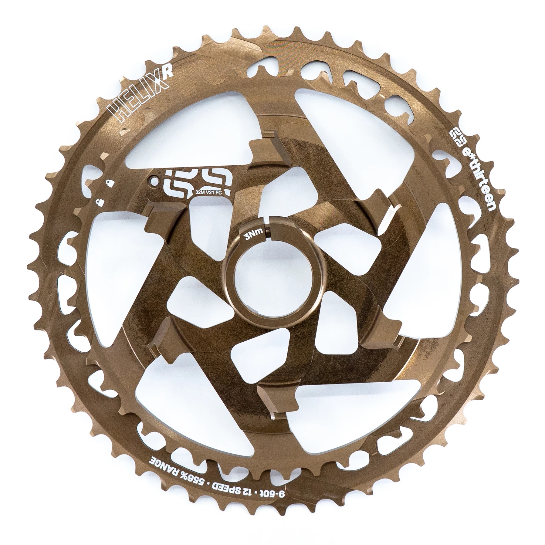 e thirteen Helix R 11sカセット ブロンズ 9-46T EE40248 [A2156] Helix Race 11-Speed 9-46T Cassette – ethirteen