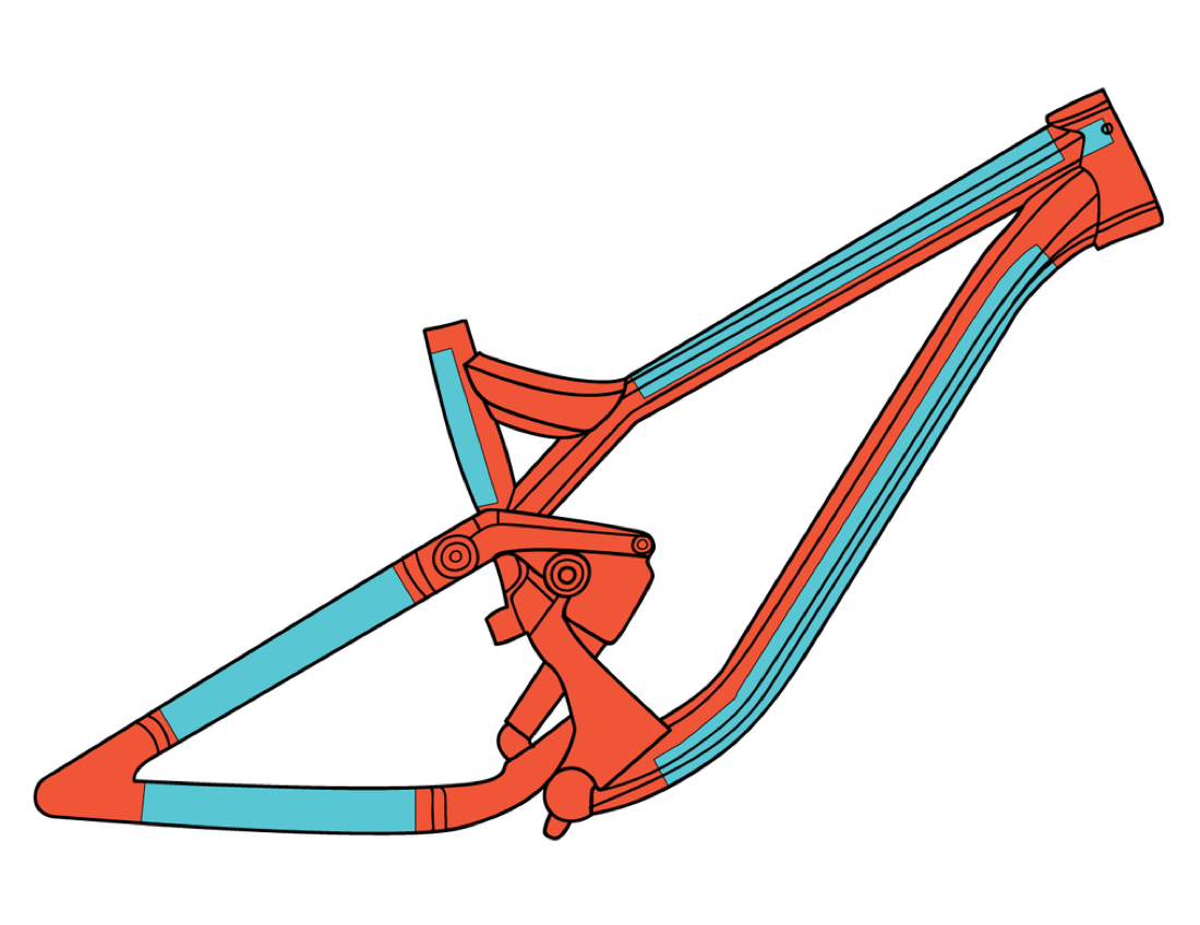 RideWrap Covered Dual Suspension MTB Frame Protection Kit Reviews