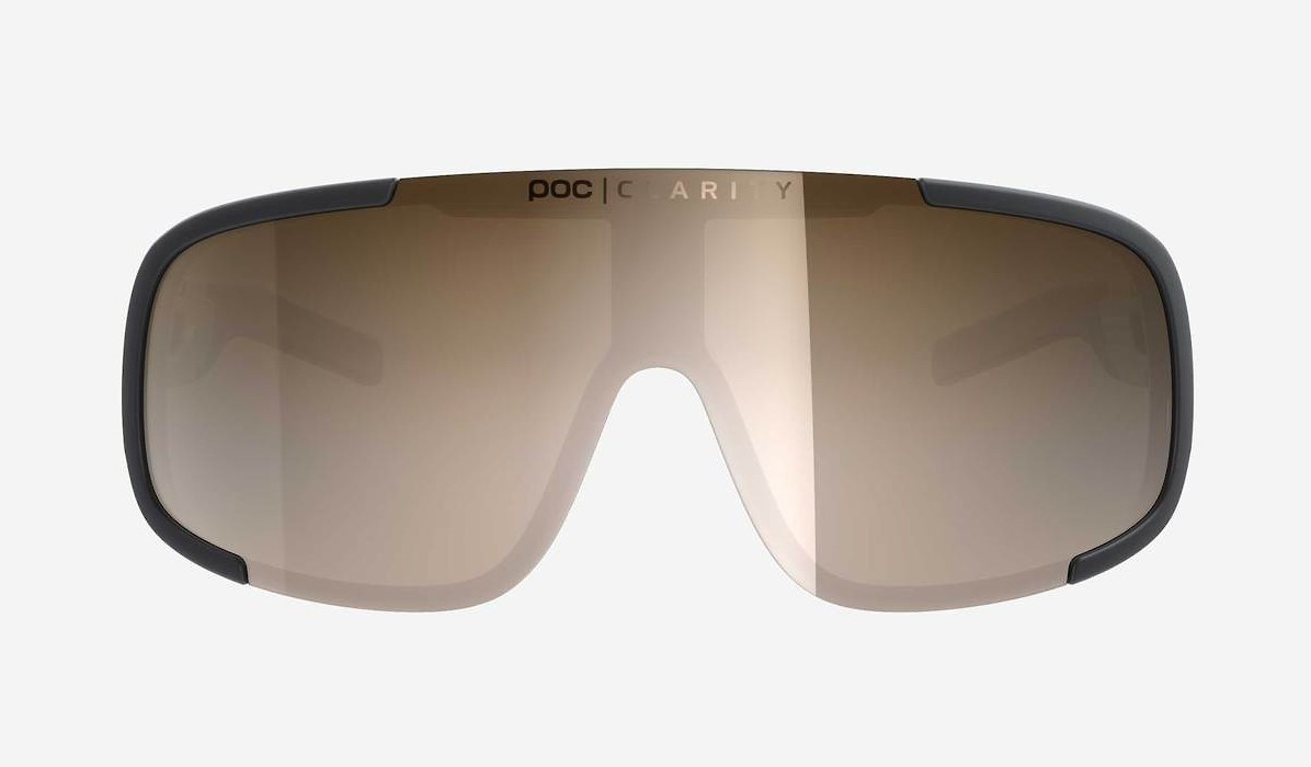 ウェア POC ASPIRE / Silver Mirror Aspire Bike Sunglasses in Argentite Silver | Cycling Eyewear