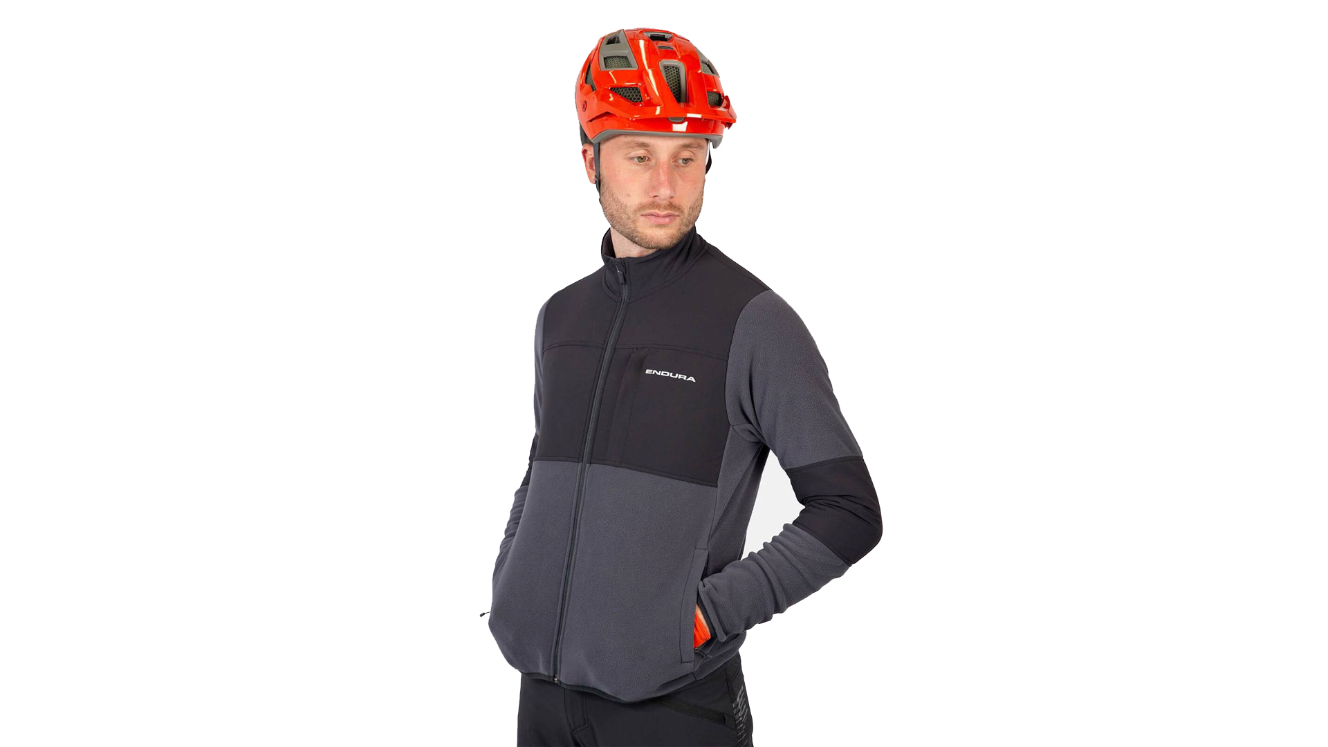 Endura Men's Hummvee Full Zip Cycling Fleece Endura Hummvee Full Zip Fleece Jacket Men - ensign blue | BIKE24