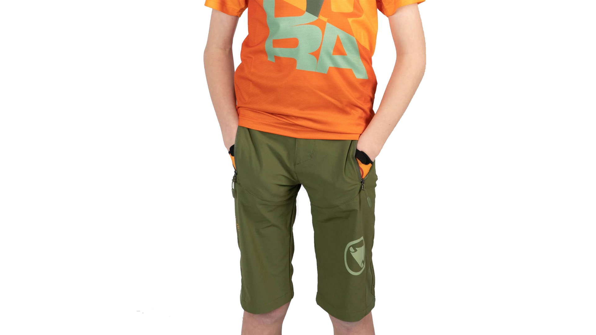 Kids Mountain Bike Shorts Endura MT500 Burner Kid Short Blue