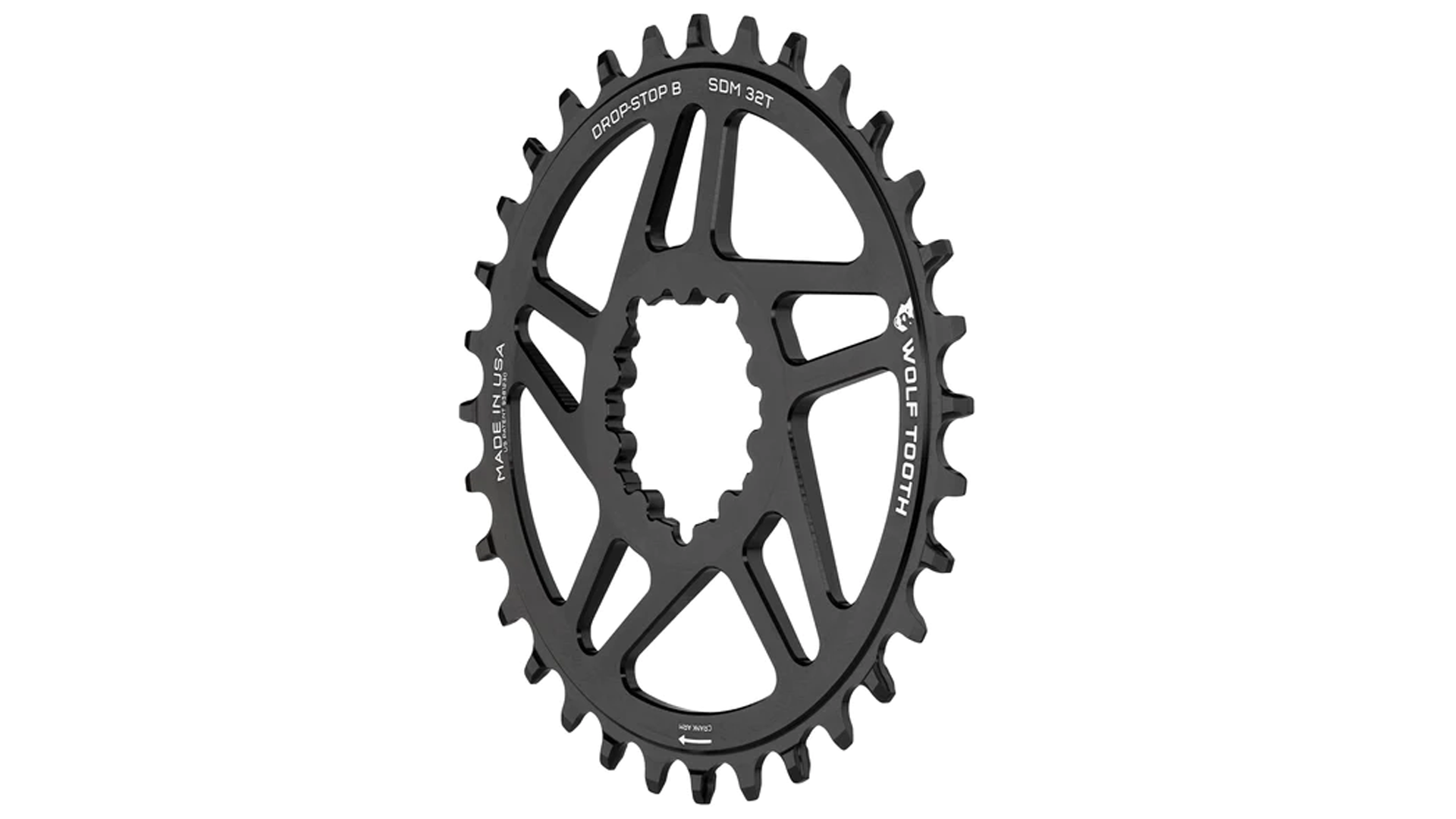 パーツ WOLF TOOTH Drop-Stop Chainring 42T SRAM Drop-Stop ST Direct Mount Chainrings for SRAM Cranks – Wolf