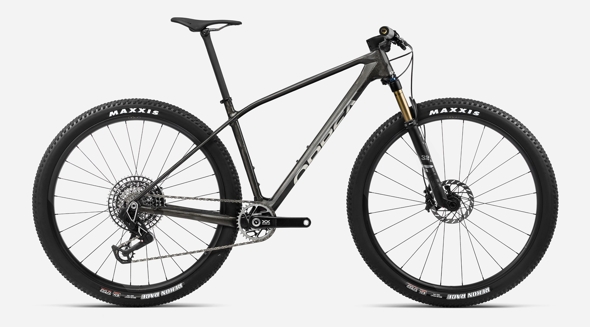 MTB、オルベア. アルマ、カーボンゴールドMサイズ (26〜27.5) 2024 Orbea Alma M LTD Bike - Reviews, Comparisons, Specs