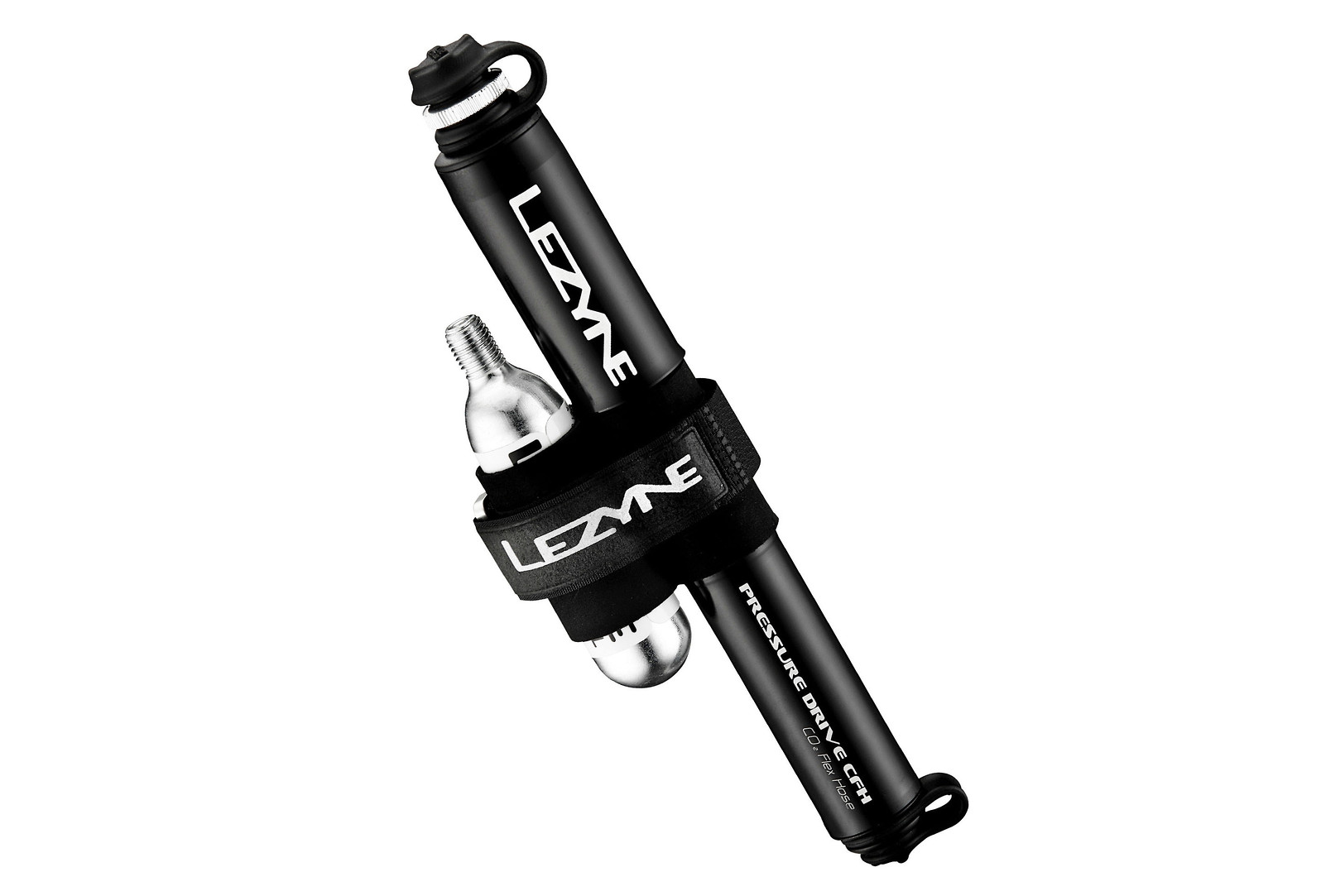 lezyne pressure drive hand pump with abs flex hose
