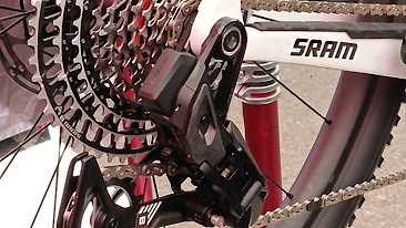 Prototype SRAM Drivetrain at World Champs