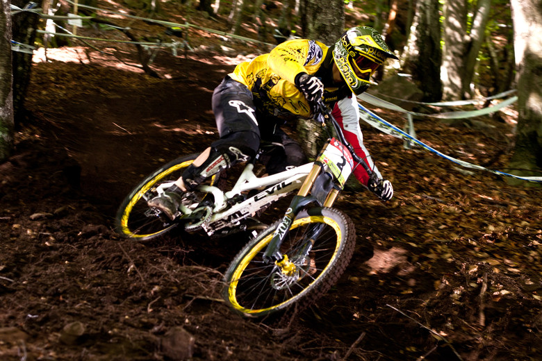 Markus Pekoll on his way to victory. Markus Pekoll on his way to victory.
