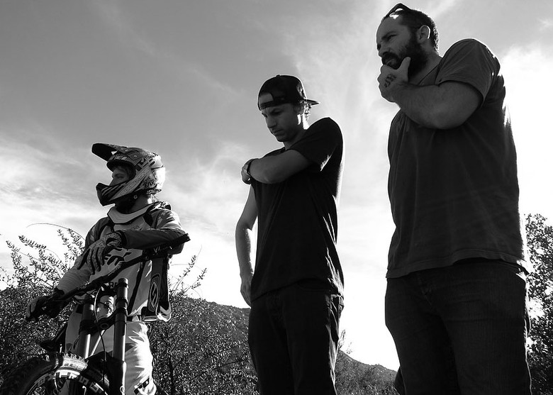 Click to view the behind the scenes feature while filming for Aaron Gwin's section. Click to view the behind the scenes feature while filming for Aaron Gwin's section.