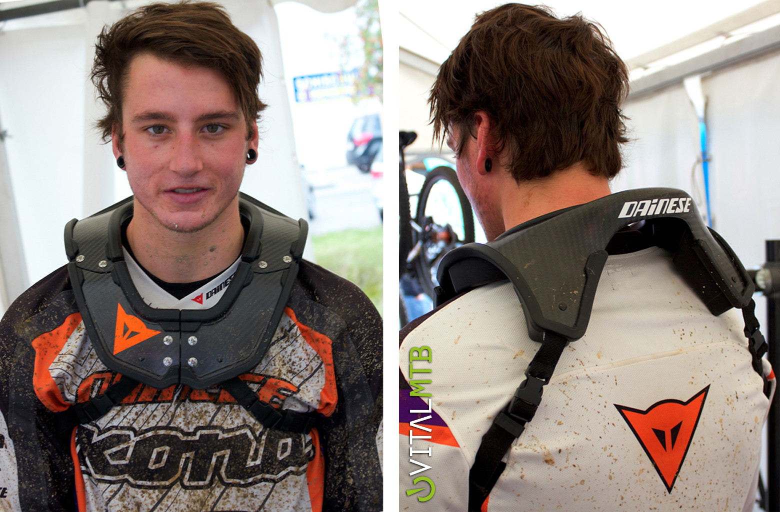 Spy Shots Dainese's New Hybrid Neck Brace Mountain Bikes Feature Stories Vital MTB