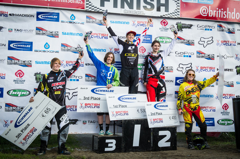 Women's podium - photo by Matt Delorme