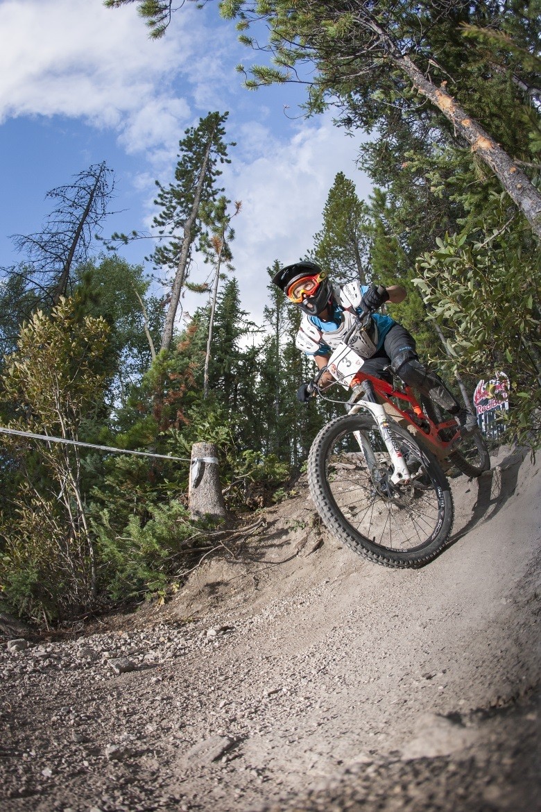 Athletes Tested Their Downhill Mountain Bike Endurance Skills at Red