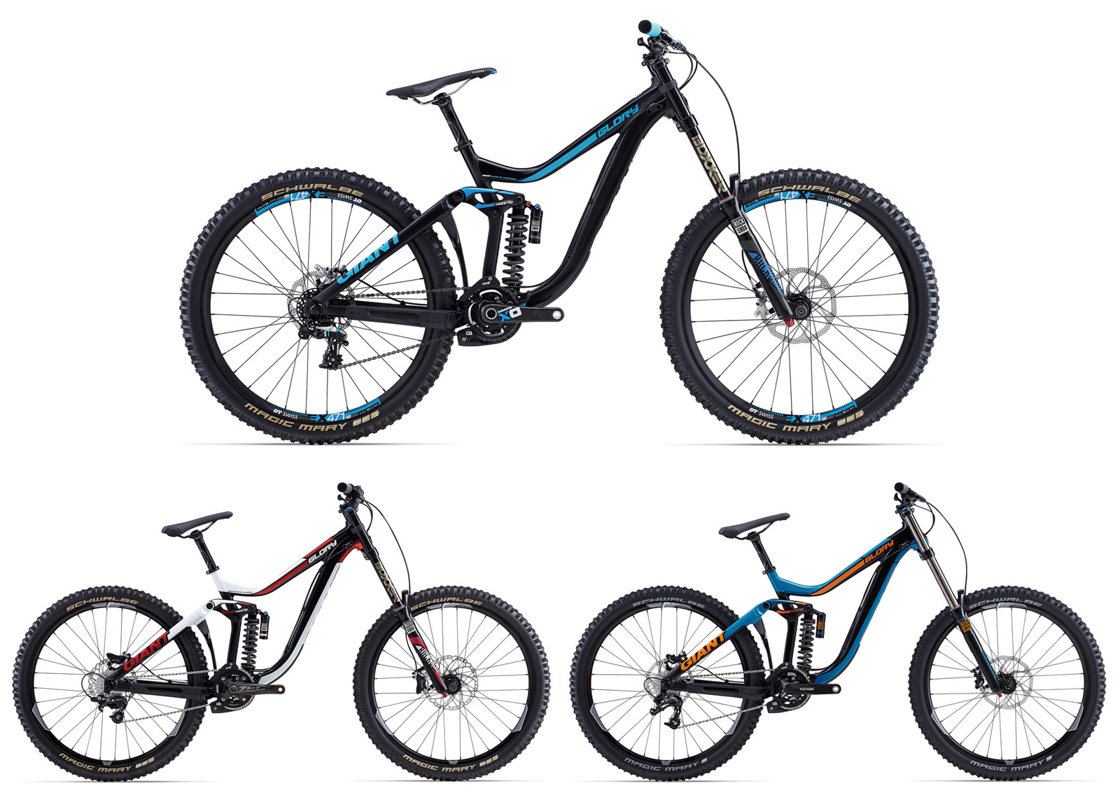 Giant will sell two of three Glory 27.5 models in the USA - the decked out Glory 27.5 0 at $6,600 and Glory 27.5 2 with a budget build at $3,000.