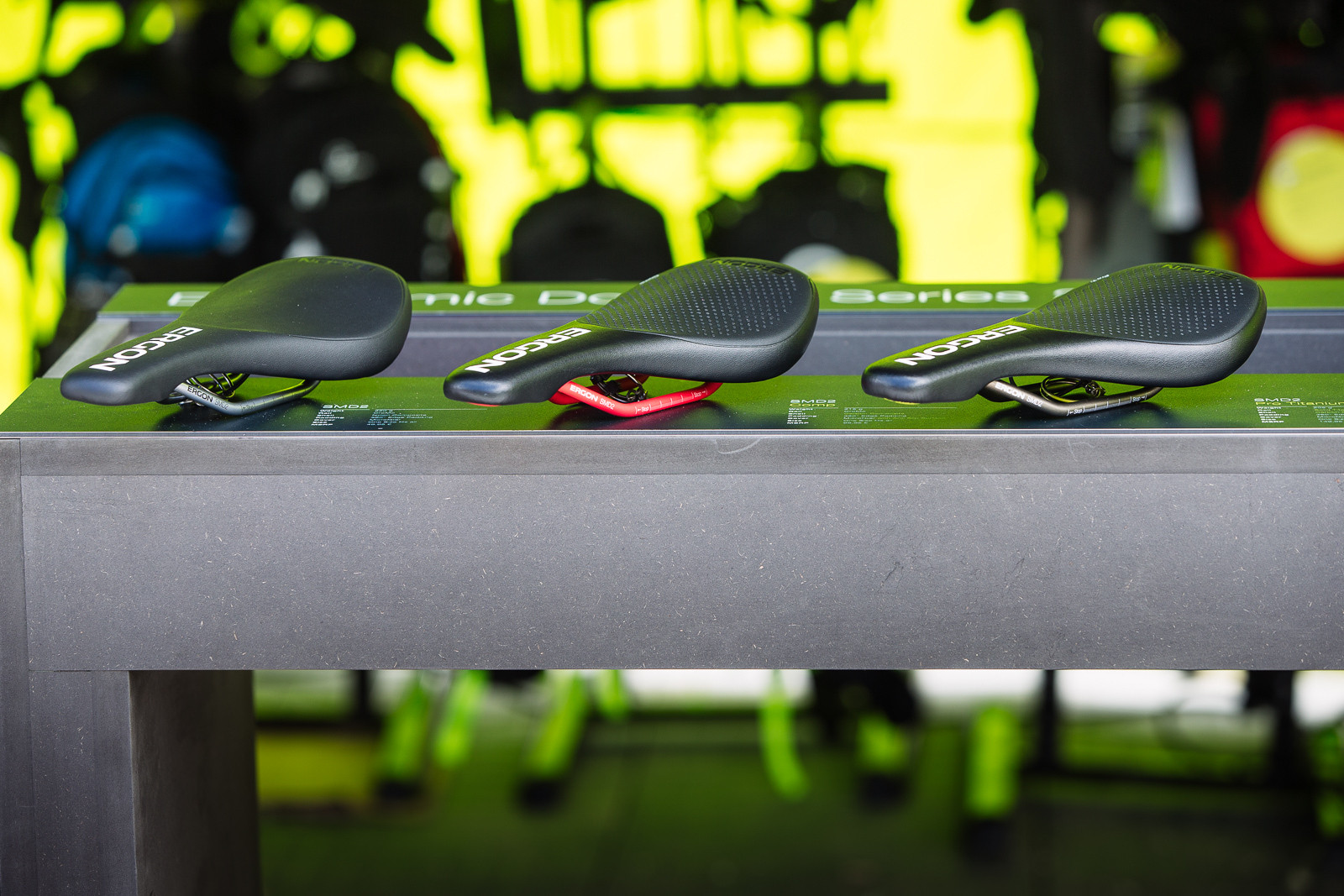 First Look 2017 Ergon Downhill Series Grips and Saddles Mountain