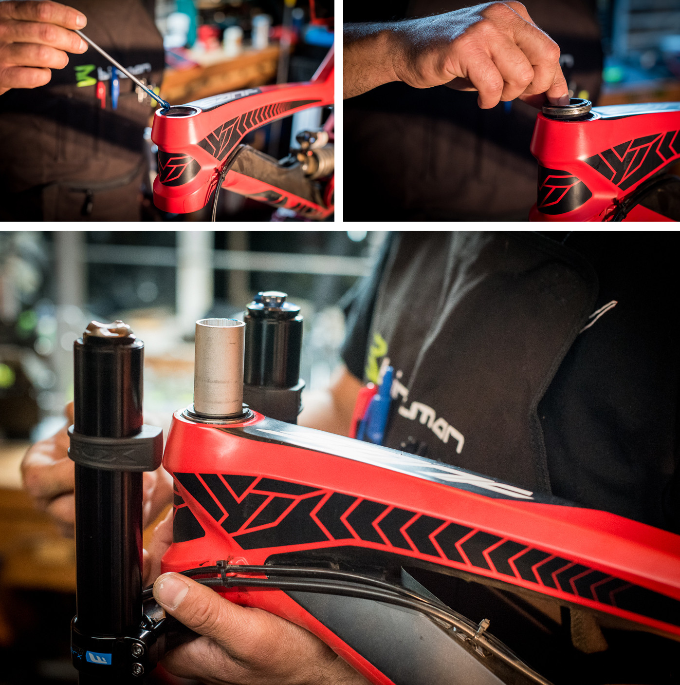 From the Workbench AtHome Fork Installation Mountain Bike Feature