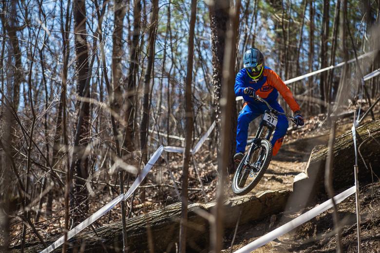 Easy to see for both his style and kit, Luca Cometti looked relaxed and loose on track.