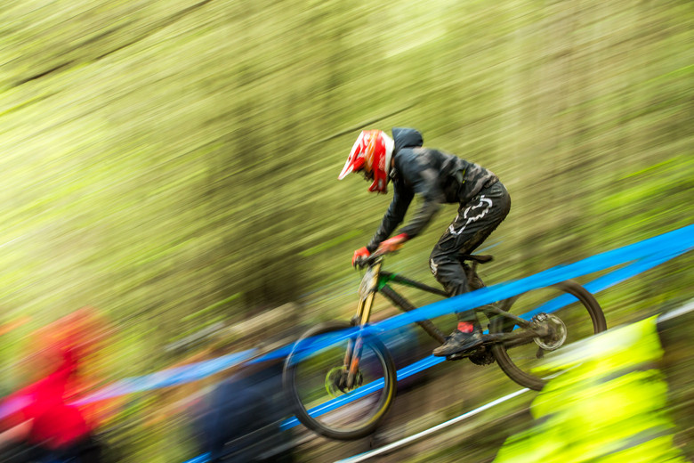 Bas van Steenbergen made the trek all the way from Kelowna, BC, to come race.  30th.