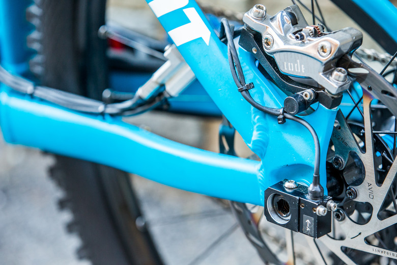 It'd be easy to miss the special additions to the bike.