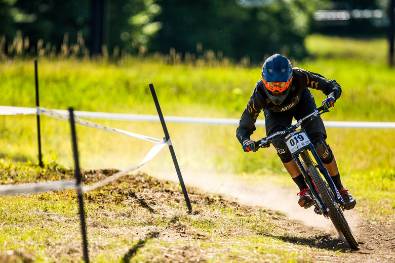 Riding with some extra zest, Austin Hackett-Klaube looked determined and slotted into 6th place.