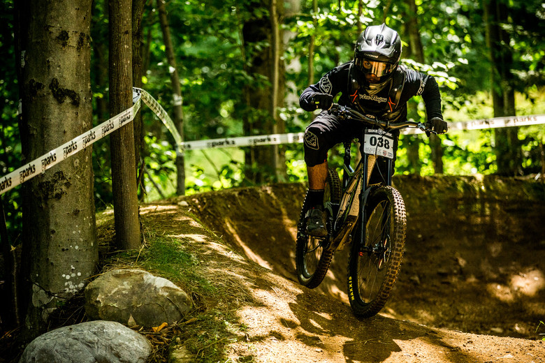 I met Hugo Langevin in Bromont the day before coming to Killington, which gave me the heads up that he'd be one to watch. The dude can ride a bike: 8th in finals.