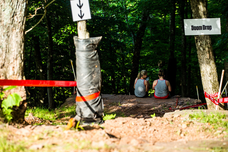 Frida Helen Ronning and Angelina Palermo talk line choice in what is perhaps the rowdiest section of the track.