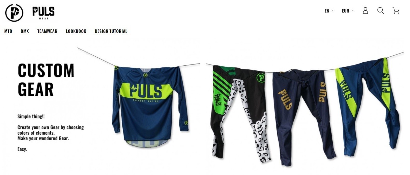 PULS Wear Customize Your Own Gear Today Mountain Bikes Press
