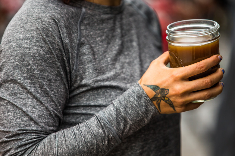 Everyone was feeling the need for more coffee this weekend, rain and mud seem to give that feeling.