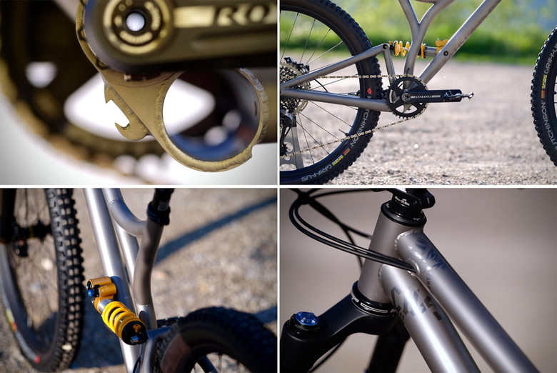caminade build his new titanium enduro bike chilleasy mountain bikes press releases vital mtb