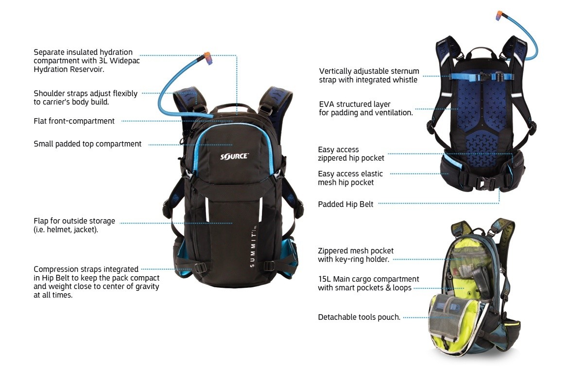 SOURCE Launches New MTB Hydration Backpacks Mountain Bikes Press