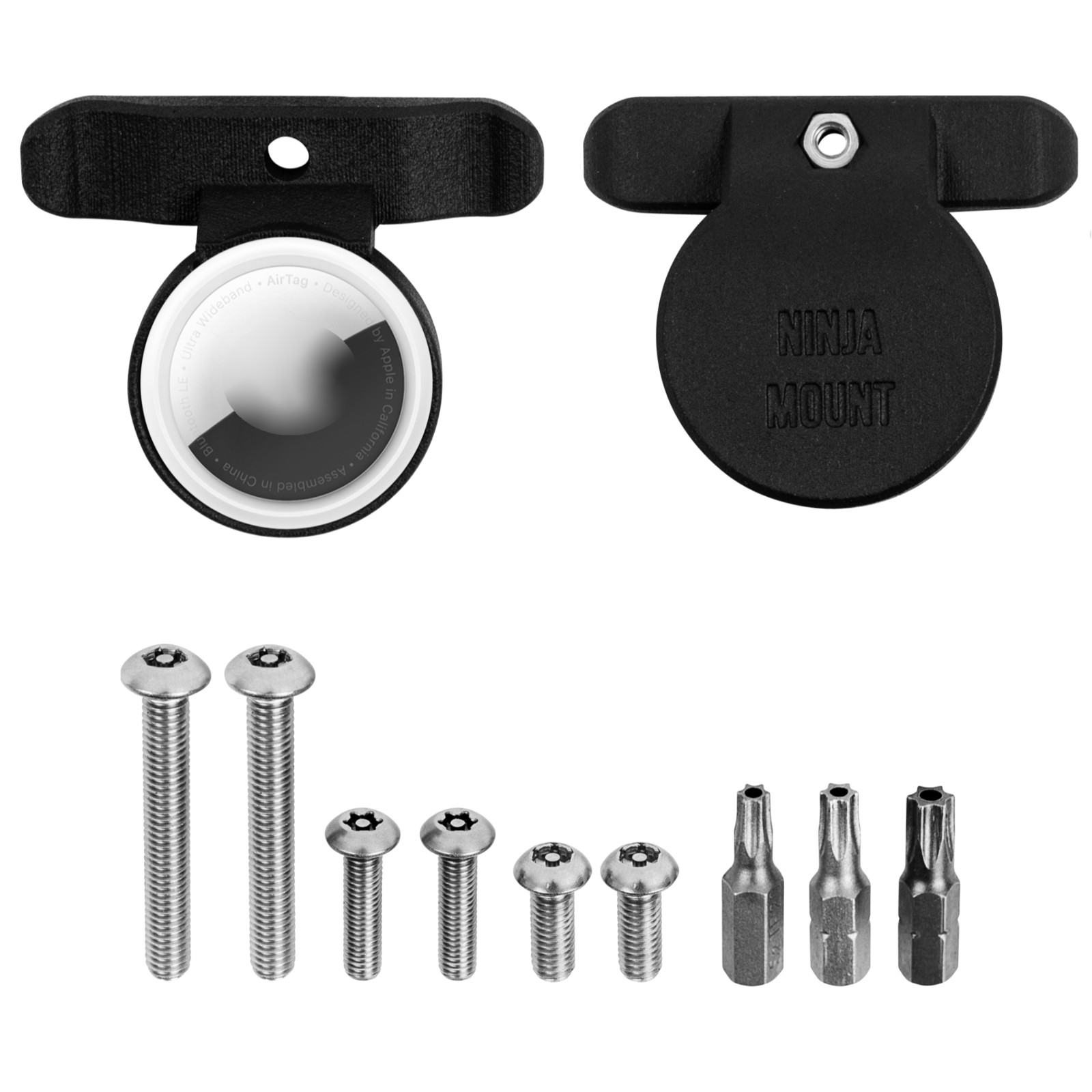bikeTag & anyTag three mounts for Apple® Airtag by NINJA MOUNT