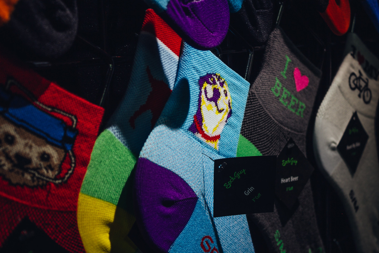 Always Fun Sock Guy Socks INTERBIKE 2017 Women's Mountain Bike Gear