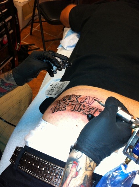 Rob Warner S New Tattoo The Hub Mountain Biking Forums