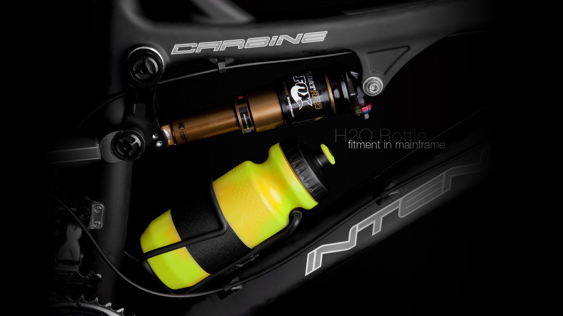 Intense Carbon Carbine Water Bottle Placement Carbon Carbine All Mountain Bike from Intense