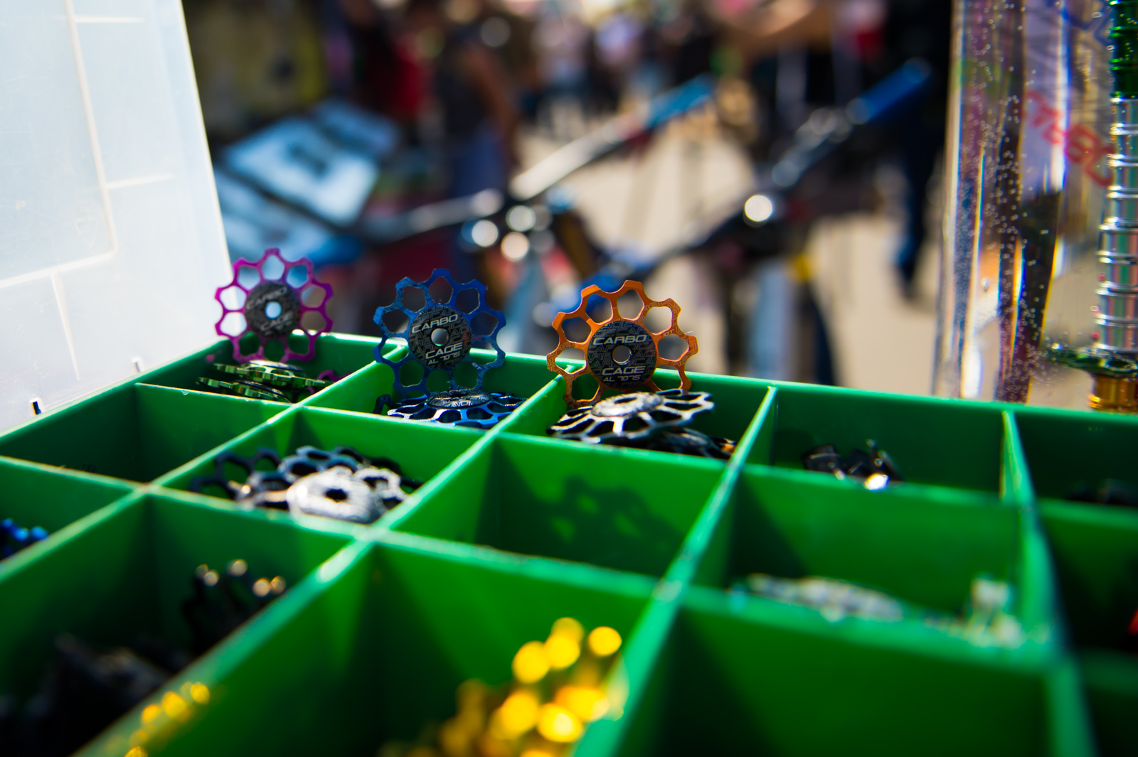 Carbocage Jockey Wheels 2014 Mountain Bike Components at Eurobike