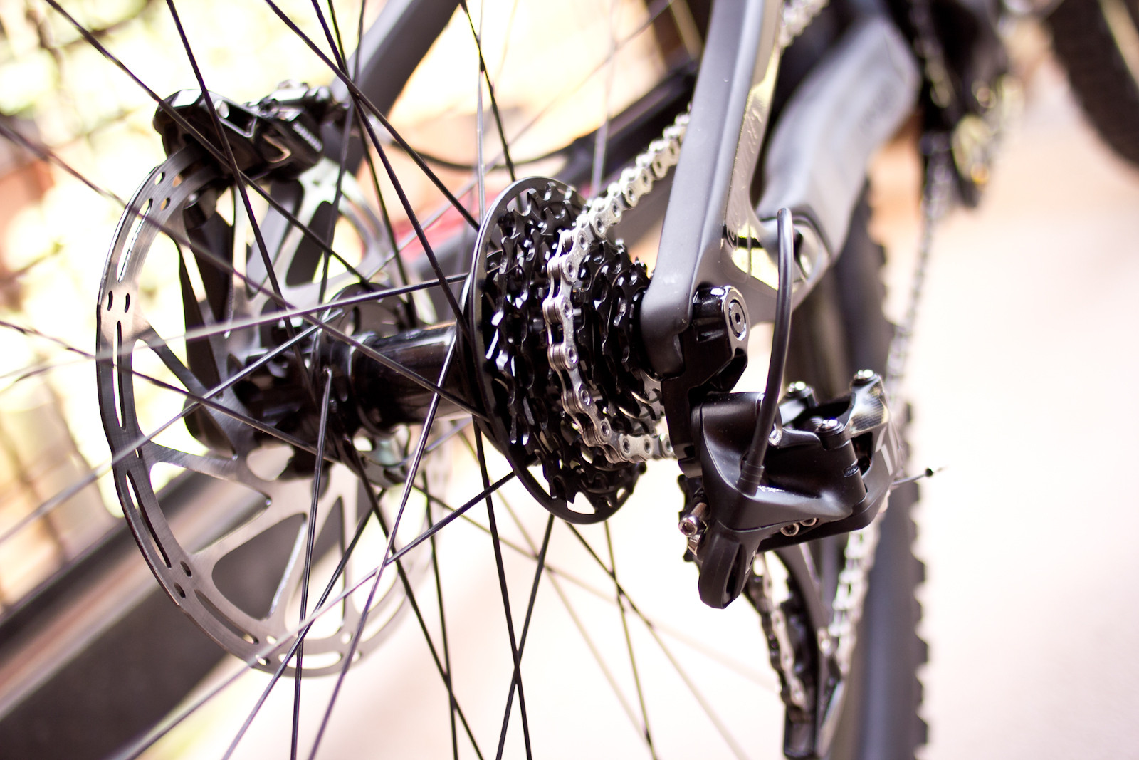 SRAM X01 DH Drivetrain on Pivot's Phoenix Carbon DH Bike Pivot's 30.8
