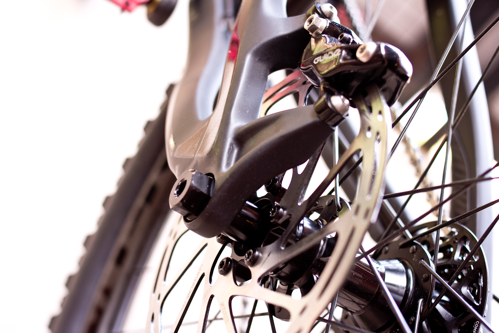 SRAM Guide RSC Brakes on Pivot's Phoenix Carbon DH Bike Pivot's 30.8