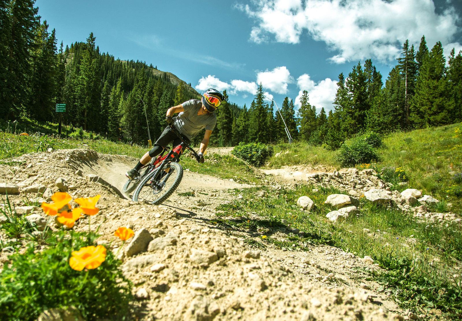 how to ride berms on a mountain bike