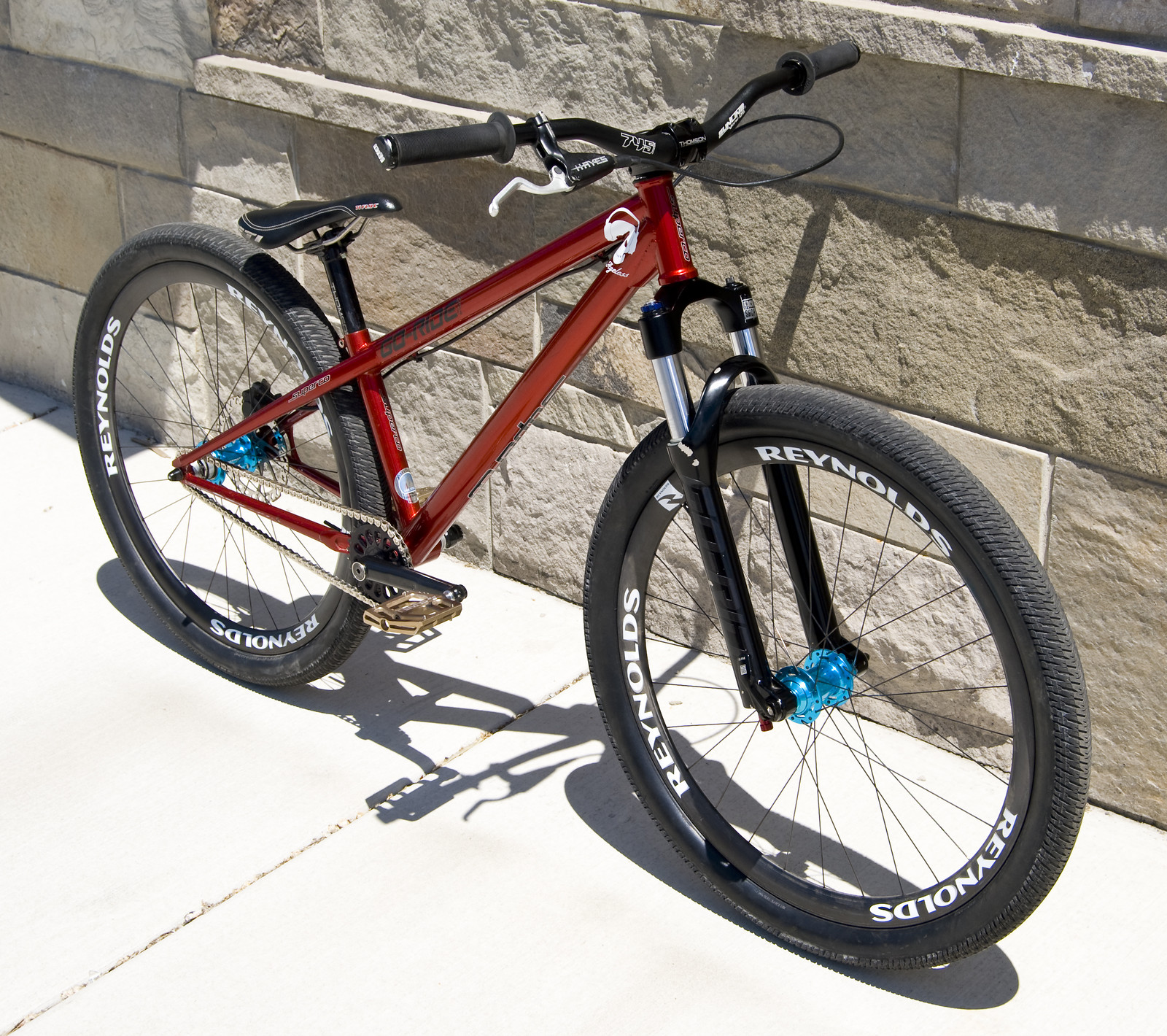 Quite a few changes, most notably some carbon wheels on loan from Reynolds.